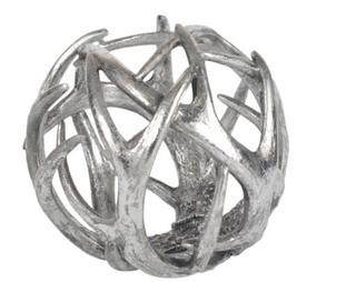 Wrought Studio Shields Sculpture 8" Silver 