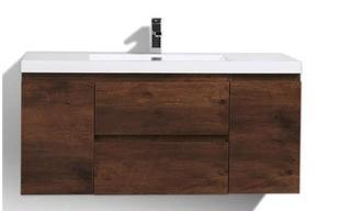 Sinope 48" Single Bathroom Vanity Set, Rosewood (Base Only)