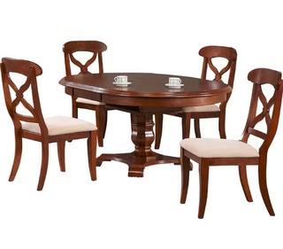 Rosalind Wheeler Ediline Butterfly Leaf 5 Piece Dining Set-Scratches/Chips On The Table