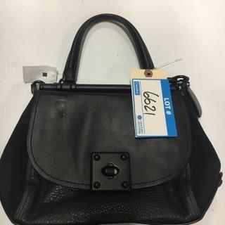 Coach - Blk Leather handbag