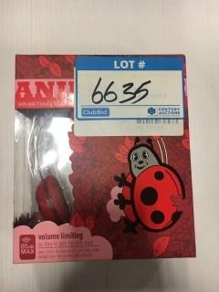 Animation - Ladybugs - Volume Limiting Headphones - Made for Kids