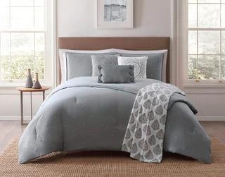 Jennifer Adams Home CS2139FQ7-1300 7 Piece Comforter Srt, Full/Queen