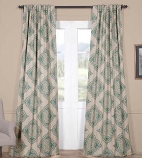 Wyndmoor Geometric Synthetic Blackout Rod Pocket 2 Curtain Panels 50x84"