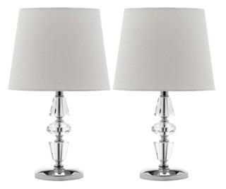 Jo Tiered 15" Table Lamp, Set of 2