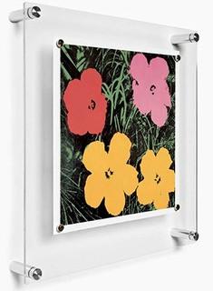 Wexel Art #1414 Be Square Floating Acrylic Frame, 14 inch by 14-Inch