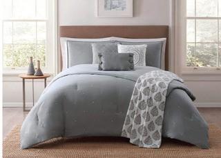 Jennifer Adams Home CS2139FQ7-1300 7 Piece Comforter Srt, Full/Queen