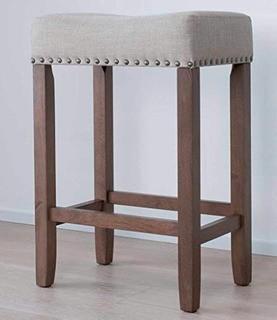 Firth 29'' Kitchen Pub-Height Bar Stool, Dark Sand 