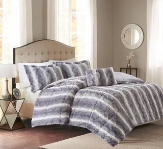 Atkins Comforter Set, Full/Queen, Grey