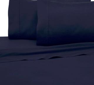 Klein 300 Thread Count Solid Colour 100% Egyptian-Quality Cotton Sheet Set, Twin XL