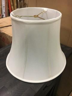 White Empire Lamp Shade 10x16x12"