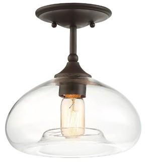 Westerlund 1-Light Semi Flush Mount Oil Rubbed Bronze