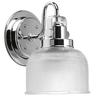 Gotha 1-Light Bath Vanity Light, Polished Chrome 