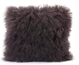 Everly Quinn Karns Throw Pillow(Lamb Fur) 16x16"