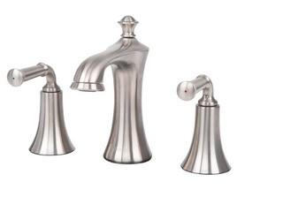 Yosemite 2 Handle 8in Widespread Lavatory Faucet, Brushed Nickel 