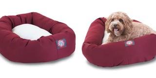 Majestic Pet Products Patrice Pillow, Burgundy, 52x35"