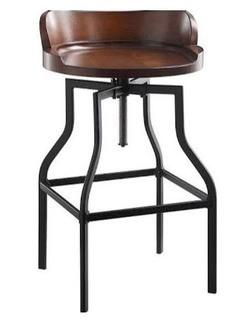 Essonnes Adjustable Height Swivel Bar Stool