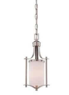 Andover Mills Agnes 1-Light Lantern Pendant, Satin Nickel