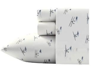 Eddie Bauer Sea Planes 200 Thread Count 100% Cotton Sheet Set, Full