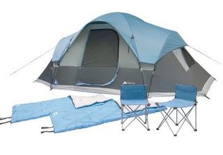 Ozark Trail 5 Piece Premium Tent Combo Set 15'(L) x8'(W) x70'' (H)