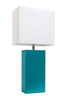 Highfill 21" Table Lamp, Teal