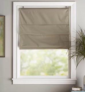 Cordless Blackout Roman Shade, Sage 36x64"