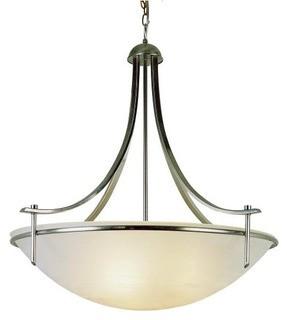 Tamela 3-Light LED Bowl Pendant Brushed Nickel