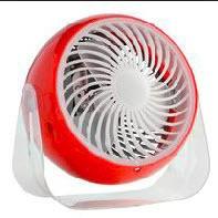 Mainstays - 6" Table Fan - Red/White