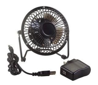 Mainstays - 4" Metal Fan - USB With Adaptor