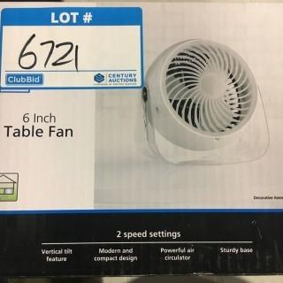 Mainstays - 6" Table Fan - White