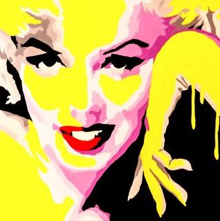 Temptress Marilyn Monroe by Pop Art Queen Graphic Art on Wrapped Canvas 12x12"