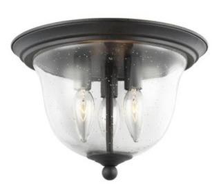 Sea Gull Lighting - 7527803-839 - Morill - 40W Three Light Flush Mount