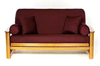 Royal Heriatge Covers - Futon Cover - Burgundy - 54" x 75"