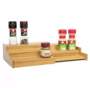 Bamboo 3 Tier Multi Purpose Spice Rack - X3TSHELF-BRN-NS