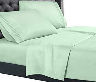 1800 Series Premier Quality Bedding - 4 Pc Set - 108145Aqua Cal King