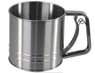 Essential Needs - 3-Cup Flour Sifter - Stainless Steel