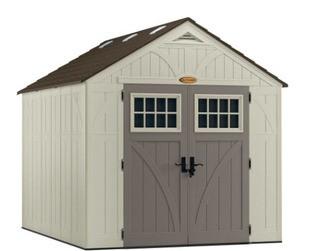 Suncast Tremont 8 ft. 4-1/2 in. x 10 ft. 2-1/4 in. Resin Storage Shed