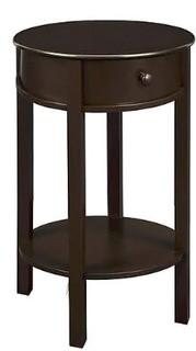 Altra Tipton Espresso Storage End Table, Espresso