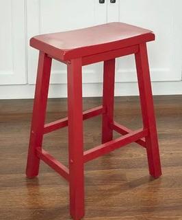 Forsyth 24" Bar Stool Crimson Red