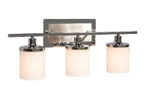 Hampton Bay?3-Light Bathroom Vanity Wall Light Fixture in Chrome