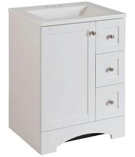 GLACIER BAY?Lancaster 24.30-inch W Vanity in White