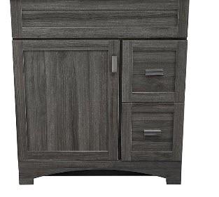 GLACIER BAY?Rocara 30-inch W Vanity in Grey, Base Only