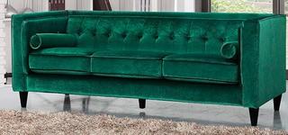 Roberta Chesterfield Sofa, Green