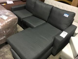 Grey Fabric Sectional 