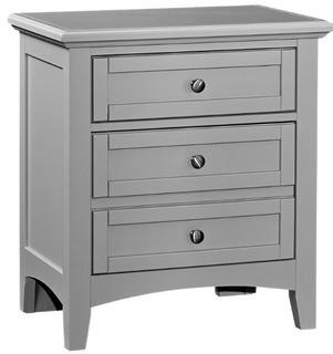 Gastelum 2 Drawer Night Stand, Urban Grey