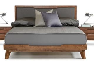 Modrest Soria Queen Bed 71882A-12 Walnut Grey