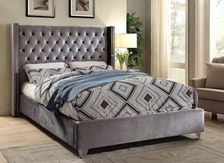 Aiden King Grey 602 King Bed