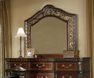 McFerran B163 Mirror in Brown