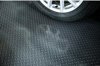 7.5 ft. x 17 ft. Grey Commerical Grade Diamond Tread Garage Flooring