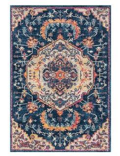 Diep Blue/Ivory Area Rug 9.10'x13.2'