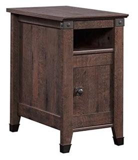 Dominic End Table With Storage, Coffee Oak